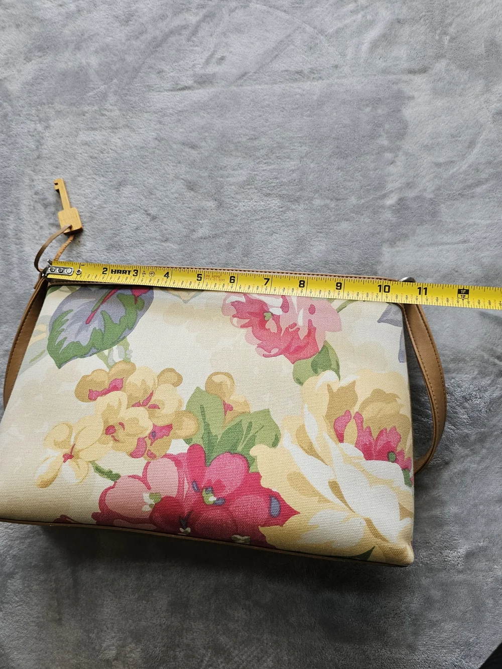 Fossil‎ Purse Handbag Floral Flowers Leather Shoulder Bag